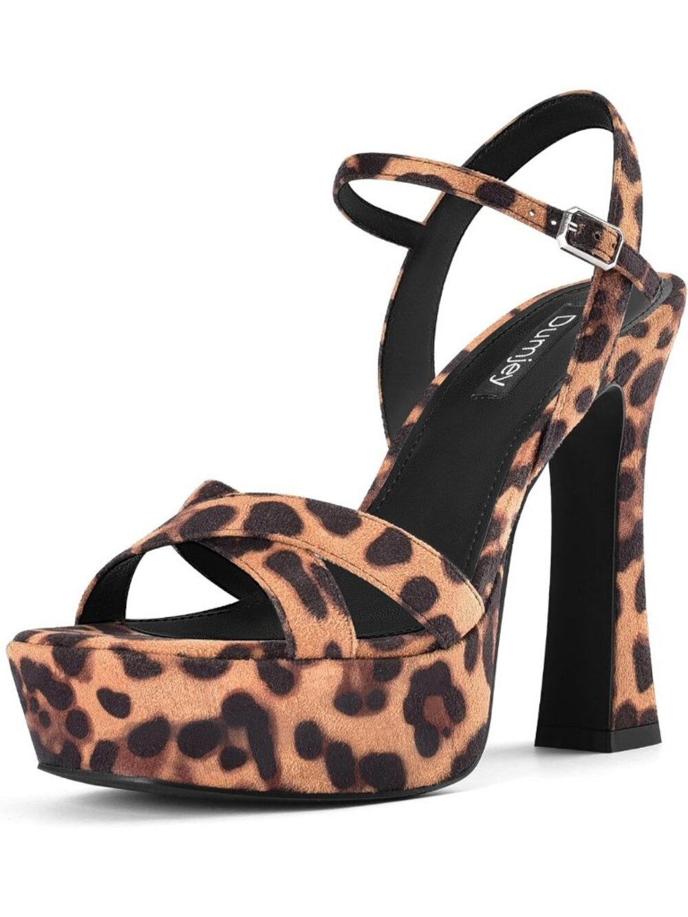 Chunky Platform Heels for Women - Stylish High Heel Sandals with Ankle Strap